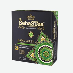 Чай «SebaSTea» Earl Grey, 100 пакетиков