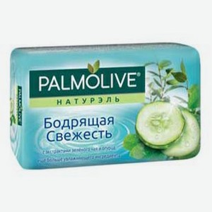 Туалетное мыло Palmolive Натурэль Бодрящая свежесть с экстрактом зеленого чая и огурца 150 г