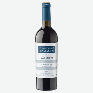 Вино Chateau Tamagne Saperavi красное сухое Россия, 0,75 л