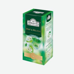 Чай зеленый Ahmad Мята-Мелиса 25пак