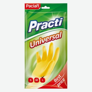 Перчатки PACLAN Universal резиновые S
