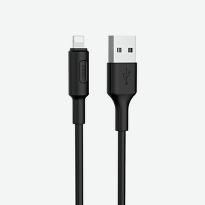 Кабель USB для Apple Lightning X25 TPU 1м Черный Hoco