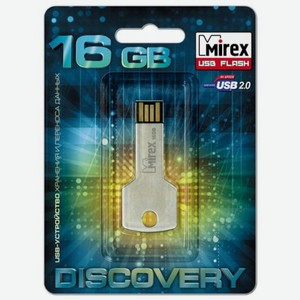 Флешка Corner Key USB 2.0 13600-DVRCOK16 16Gb Серебристая Mirex