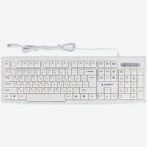 Клавиатура KB-8354U Бежевый Белый Gembird