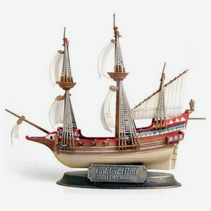 Сборная модель  Флагманский корабль Френсиса Дрейка 6509
