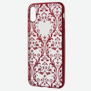 Накладка Devia Crystal Baroque Case для iPhone X - Red
