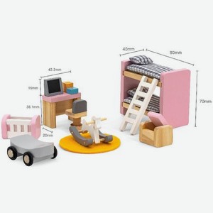 Игрушечная мебель  Детская комната  в коробке 44036