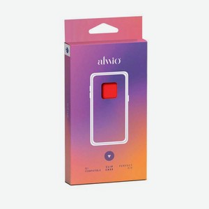 Чехол силиконовый Alwio для Samsung Galaxy S21 FE, soft touch, красный