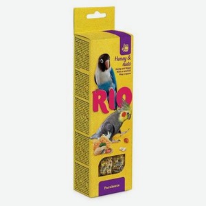 Палочки для попугаев RIO мед-орехи 2*90г