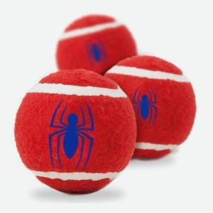 Игрушка для собак Buckle-Down Теннисный мячик Человек-паук Красный