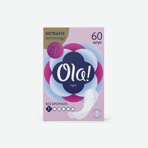 Прокладки ежедневные Ola Light стринг-мультиформ 60 шт