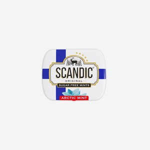 Конфеты Scandic Арктическая мята без сахара 14 г