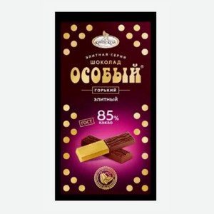 Шоколад Особый гор 85% какао 88г Крупской