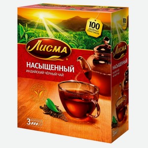 Чай Лисма насыщ черн 100*1,8г