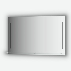 Зеркало с полочкой 120 см с 2-мя встроенными LED-светильниками 11 W 120x75 см Evoform