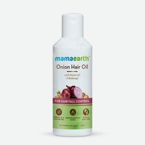 Луковое масло Mamaearth Onion Oil & Redeny для ускорения роста и против выпадения волос, 150 мл