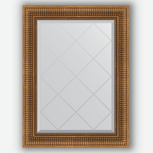 Зеркало с гравировкой в багетной раме Evoform бронзовый акведук 93 мм 67x90 см