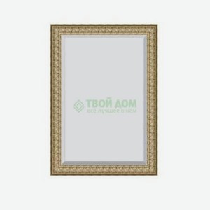 Зеркало с фацетом в багетной раме Evoform медный эльдорадо 73 мм 74х104 см