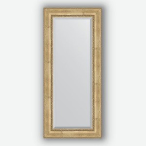 Зеркало с фацетом в багетной раме Evoform состаренное серебро с орнаментом 120 мм 72х162 см