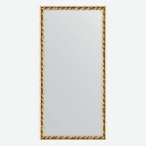 Зеркало в багетной раме Evoform витое золото 28 мм 48х98 см