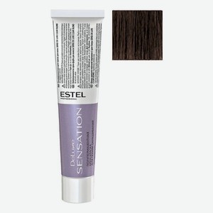 Безаммиачная крем-краска для волос De Luxe Sensation 60мл: 4/7 Шатен коричневый