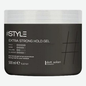 Гель для волос сверхсильной фиксации #Style Extra Strong Hold Gel 500мл