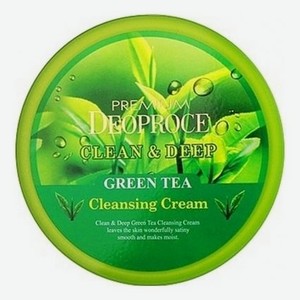 Крем для лица очищающий с экстрактом зеленого чая Premium Clean & Deep Green Tea Cleansing Cream 300г