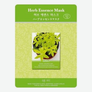 Маска тканевая с экстрактами трав MJ Care Herb Essence Mask 23г