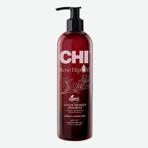 Шампунь с маслом лепестков роз Rose Hip Oil Color Nurture Protecting Shampoo: Шампунь 340мл