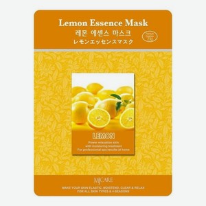 Маска тканевая Лимон MJ Care Lemon Essence Mask 23г