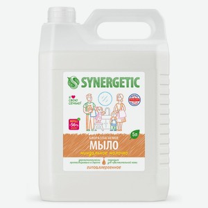 Мыло жидкое Synergetic Миндальное молочко 5л