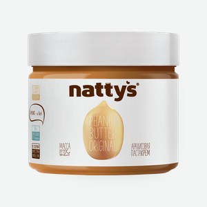 Паста арахисовая Nattys Original, 325 г