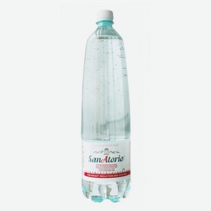 Вода минеральная Sanatorio лечебно-столовая газированная, 1.5 л, пластиковая бутылка