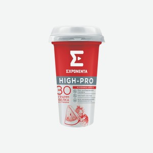 Напиток кисломолочный Exponenta High-Pro Клубника-арбуз 250 г