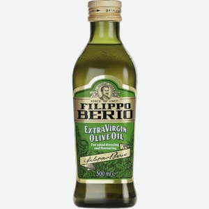Масло оливковое ФИЛИППО БЕРИО нерафинированное Экстра Вирджин, 0.5л