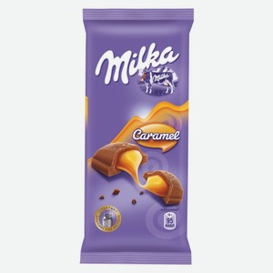 Шоколад Милка мол карамель 90г