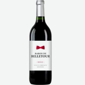 Вино Барон де Бельтур ординарное красное сухое 10-12% 0,75л