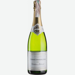 Вино игристое Креман де Бургонь Шардоне Шартон и Требуше выдержанное белое брют 11,5% 0,75л