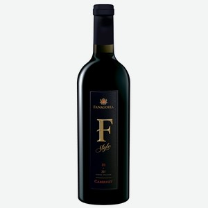 Вино Фанагория Ф-Стиль Каберне згу российское красное сухое 13,5% 0,75л
