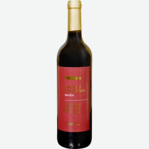 Вино EXCLUSIVE ALCOHOL Мерло ДО Валенсия сорт. кр. сух., Испания, 0.75 L