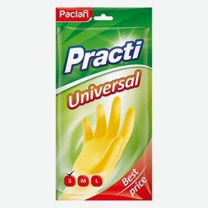 Перчатки PACLAN Universal резиновые L