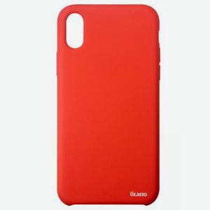 Чехол Olmio Velvet для iPhone X (красный)