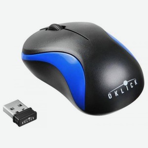 Мышь Oklick 605SW Black-Blue USB