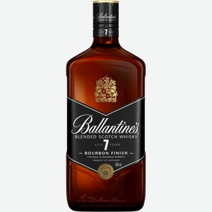 Виски Ballantine s 7 Years Old Bourbon Finish blended scotch whisky 40% 0.7 л.