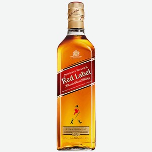 Виски Johnnie Walker Red Label Blended Scotch Whisky 40% 0.5 л.