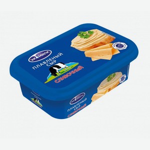 Сыр плавленный <Экомилк> сливочный ж 55% 200г пл/в Россия