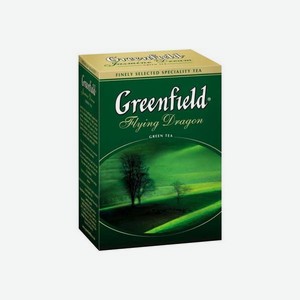 Чай <Гринфилд> Флаинг Драгон зеленый листовой 100г Россия
