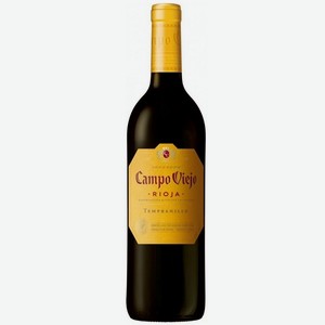 Вино Кампо Вьехо Темпранильо з/н/м/п регион Риоха красное сухое 13,5% 0,75л