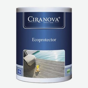 Защитный состав на водной основе Ciranova Ecoprotector серый 2,5 л