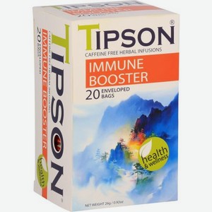 Чай Tipson Immune Booster, 1,3 х 20 пак